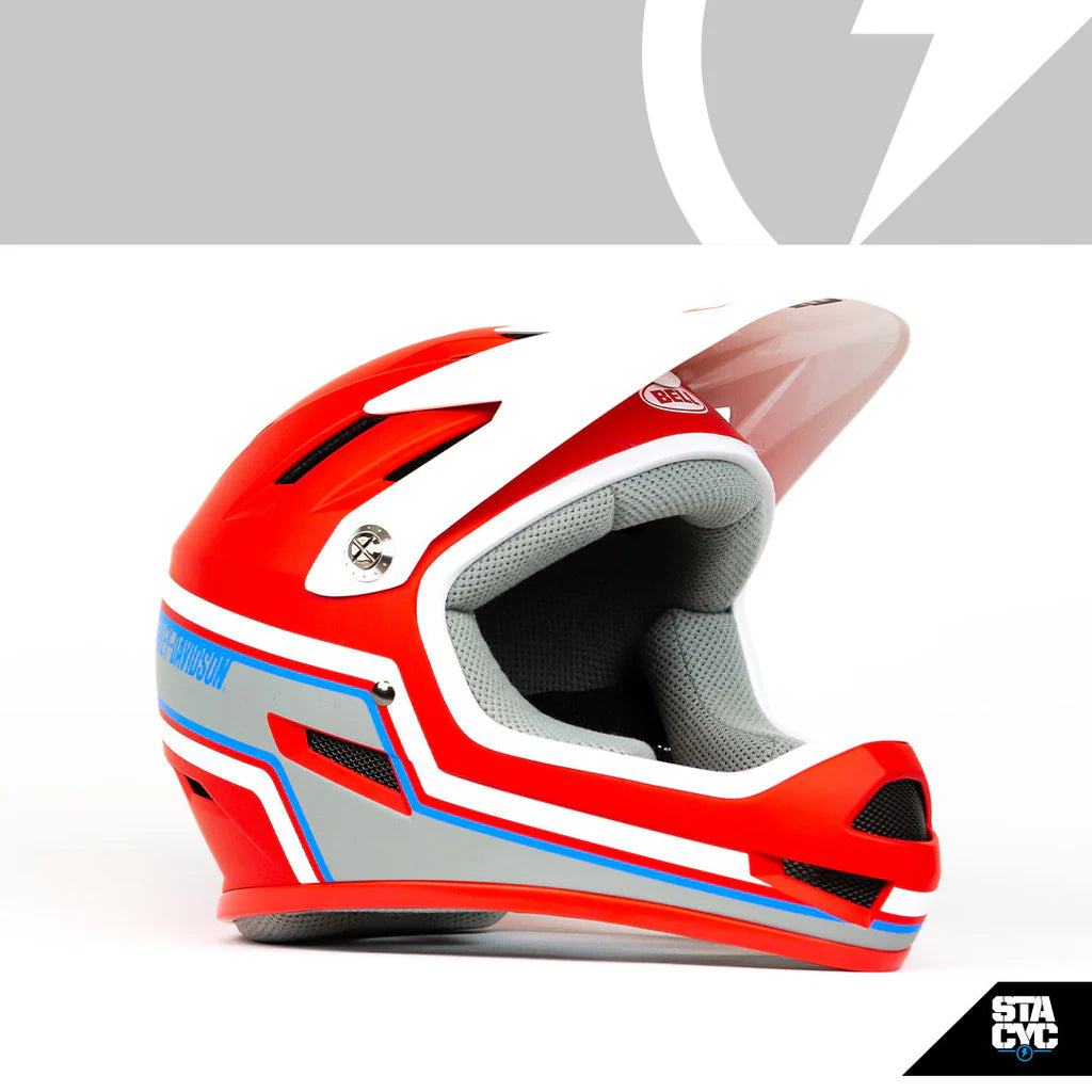 H-D SANCTION HELMET RED LG